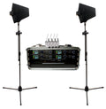 VocoPro BenchMark-Quad-BP - Quad Touring Grade True Diversity wireless system with Antenna Distribution System and Active