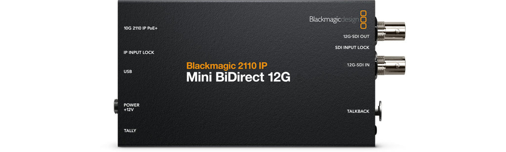 Blackmagic 2110 IP Mini IP to HDMI SFP, Monitor 2110 IP video and audio on any HDMI monitor or TV