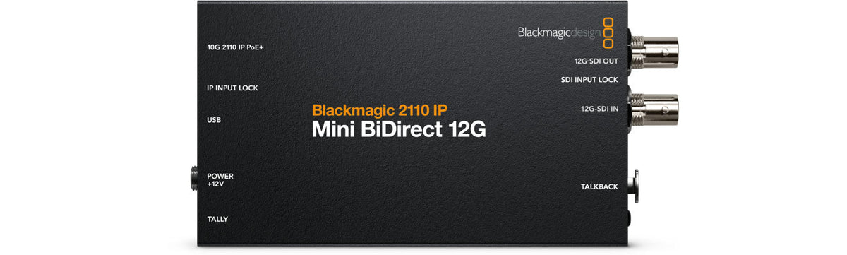 Blackmagic 2110 IP Mini IP to HDMI SFP, Monitor 2110 IP video and audio on any HDMI monitor or TV