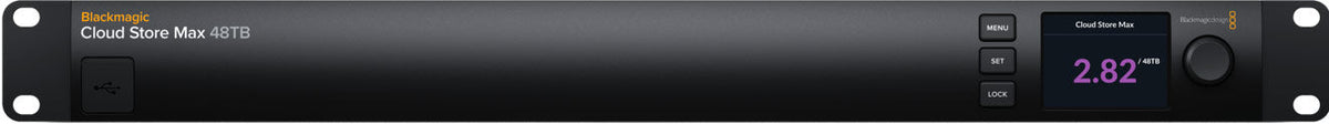 Blackmagic Cloud Store Ultra 24TB, Extremely high performance 24TB network storage, ideal for HyperDeck Extreme ISO