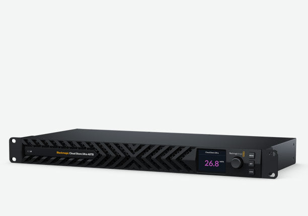 Blackmagic Cloud Store Ultra 48TB, Extremely high performance 48TB network storage, ideal for HyperDeck Extreme ISO