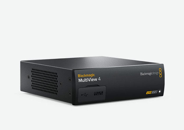 Blackmagic MultiView 4, Multiview supports up to 4 views on an HD or Ultra HD monitor