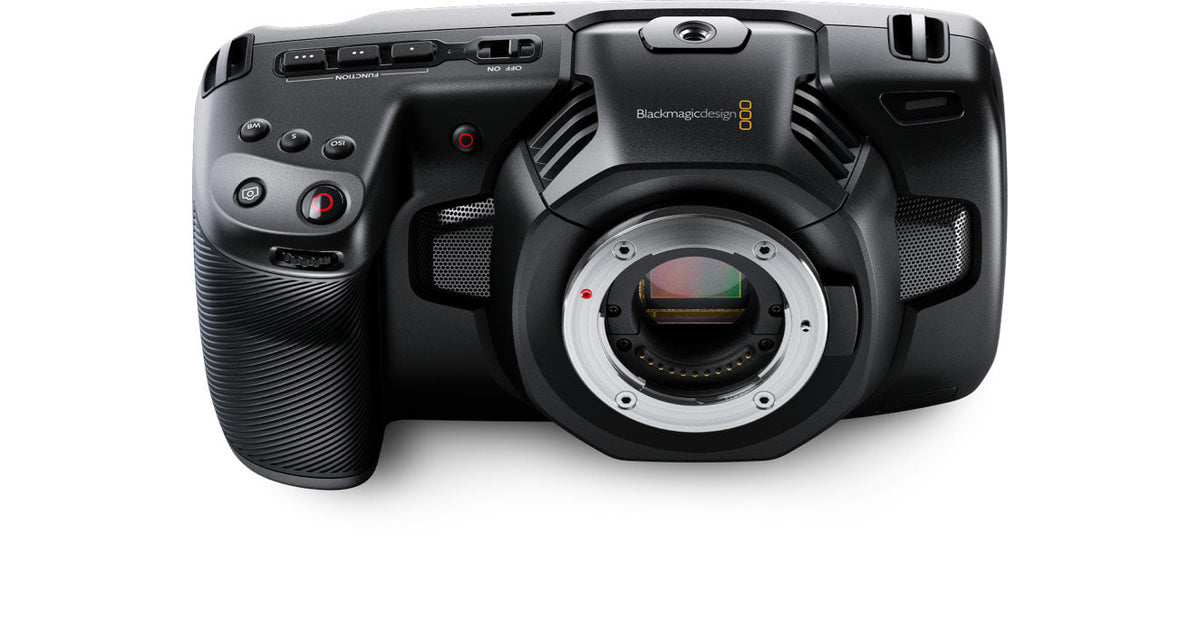Blackmagic Pocket Cinema Camera Pro EVF, High quality viewfinder with built in proximity sensor, 4 element glass diopter, built in status information, and a digital focus chart