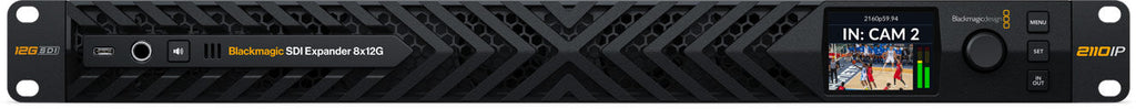 Blackmagic StudioBridge 100G, Bridges 100G Ethernet from cameras into redundant SMPTE-2022-7 100G Ethernet systems
