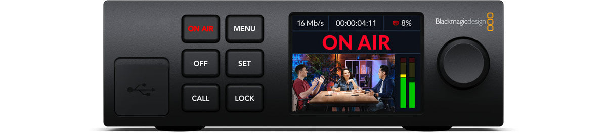 Blackmagic Streaming Decoder 4K, Professional streaming decoder lets you receive an ATEM or Blackmagic camera H.264 stream and convert it back to SDI and HDMI video