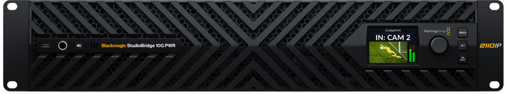 Blackmagic 2110 IP SDI to HDMI 12G-10, Convert 12G-SDI or SMPTE-2110 to HDMI in a rack mount design