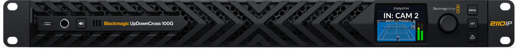 Blackmagic SDI Expander 8x12G, Convert 12G-SDI to 100G Ethernet IP video