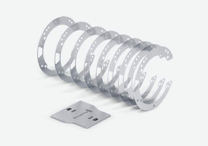 Blackmagic URSA Mini Pro Shim Kit, Set of 9 shims and baffle tool for making precise changes to the flange focal distance for URSA Mini Pro's EF, PL or B4 mount