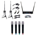 VocoPro BOOST-ACAPELLA-4 - 600ft. long-range digital wireless microphone package