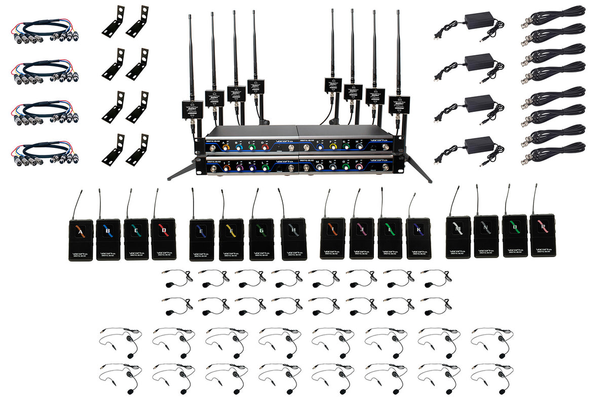 VocoPro BOOST-PLAY-16 - 600ft. long-range digital wireless microphone package