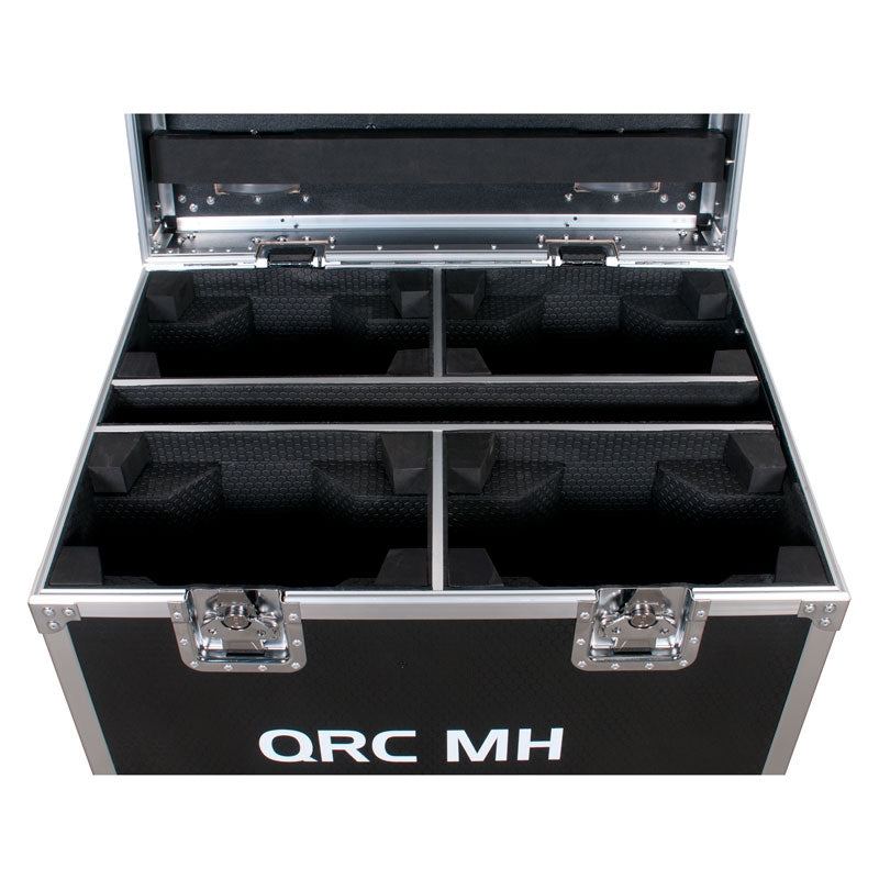 ADJ QRC MH, Quad Heavy Duty Dual Road Case, Fits Focus Spot 5Z, 4Z, Vizi RX ONE, Vizi Qwash.Hex Wash, and Other Similar Sized ADJ Fixtures