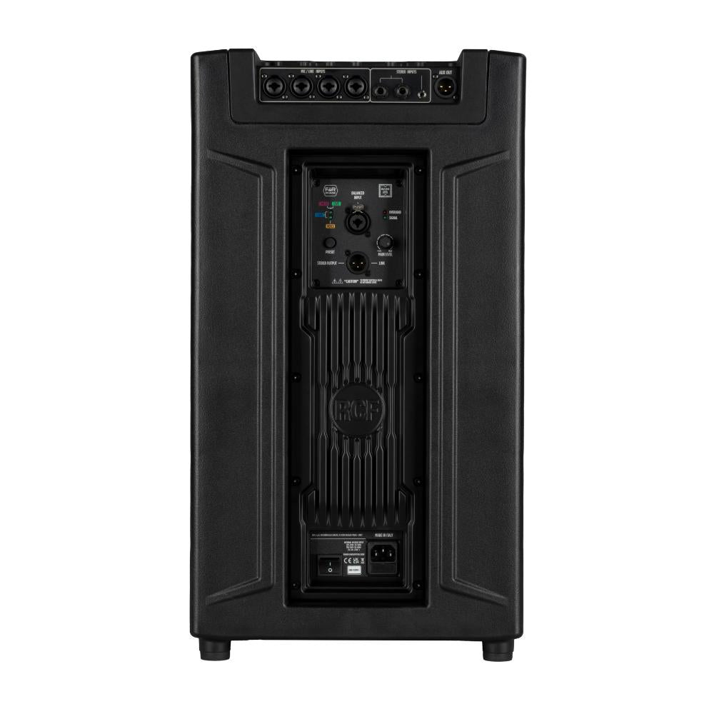 RCF EVOX-JMIX9-W - White Active 2100W Portable Three-Way Column Array w/ JMixRemote App Capability, INCLUDES: