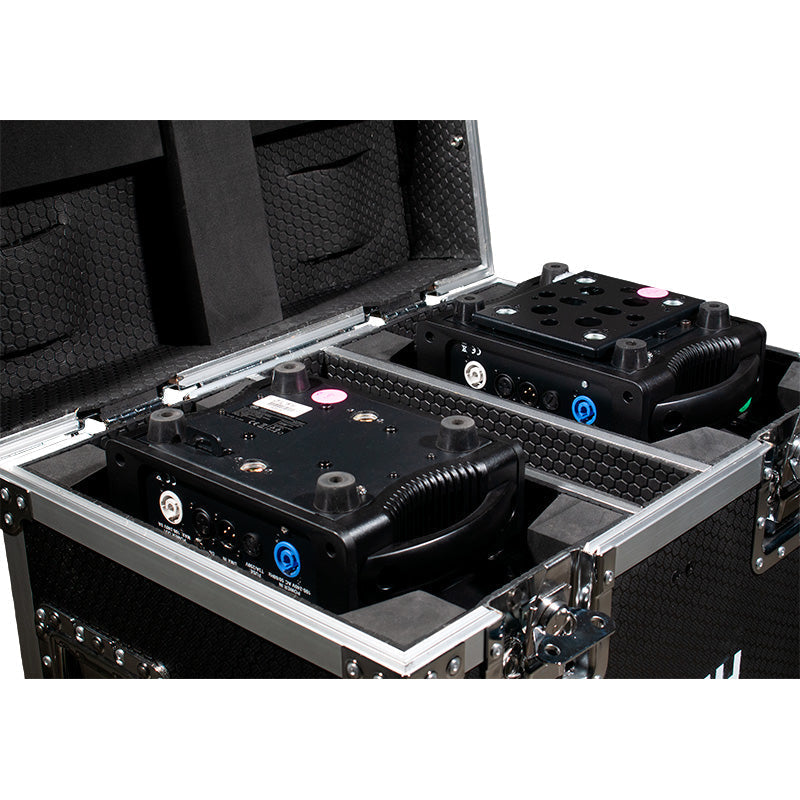 ADJ DRC MH, Dual Road Case Hydro Wash X7, Focus Spot 4 & 5Z, Focus Flex 7/L7, Focus Beam LED Vizi Beam RX One, Viz HEX Wash 7, Vizi Wash Z19, and Other Similar Size ADJ Fixtures
