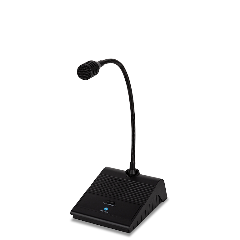 RCF BM 3014 - Desk-top paging mike console, 5mt.cable with XLR conn.
