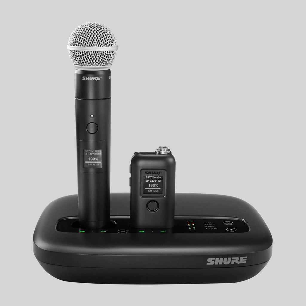 Shure MXW1X/O-Z10, Hybrid Bodypack Transmitter, Microphone