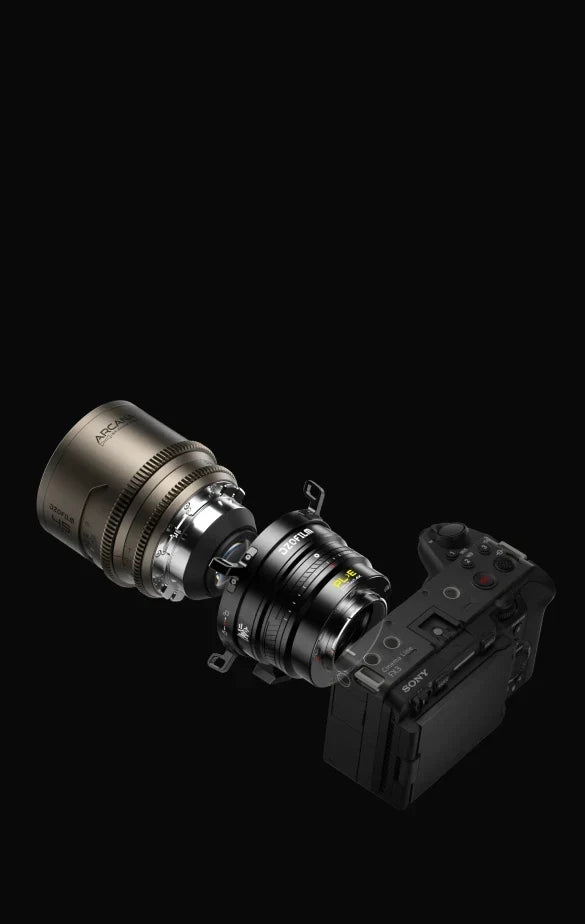 DZOFILM Marlin 1.6x Expander PL lens to L camera, 1.6X Expander, PL Lens to Full-Frame Camera Adaptation