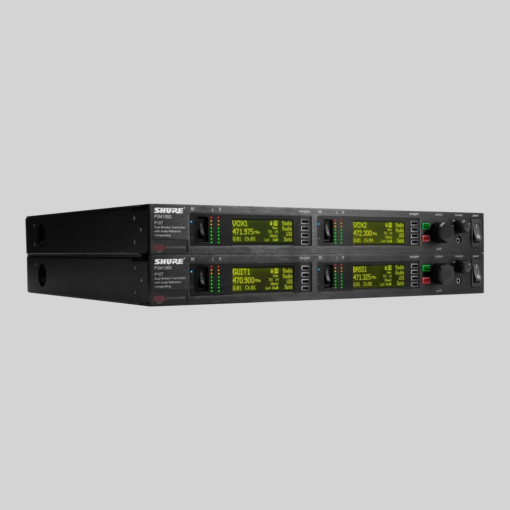Shure P10T-H22, Wireless Transmitter, PSM1000 Dual Rack Unit Transmiitter