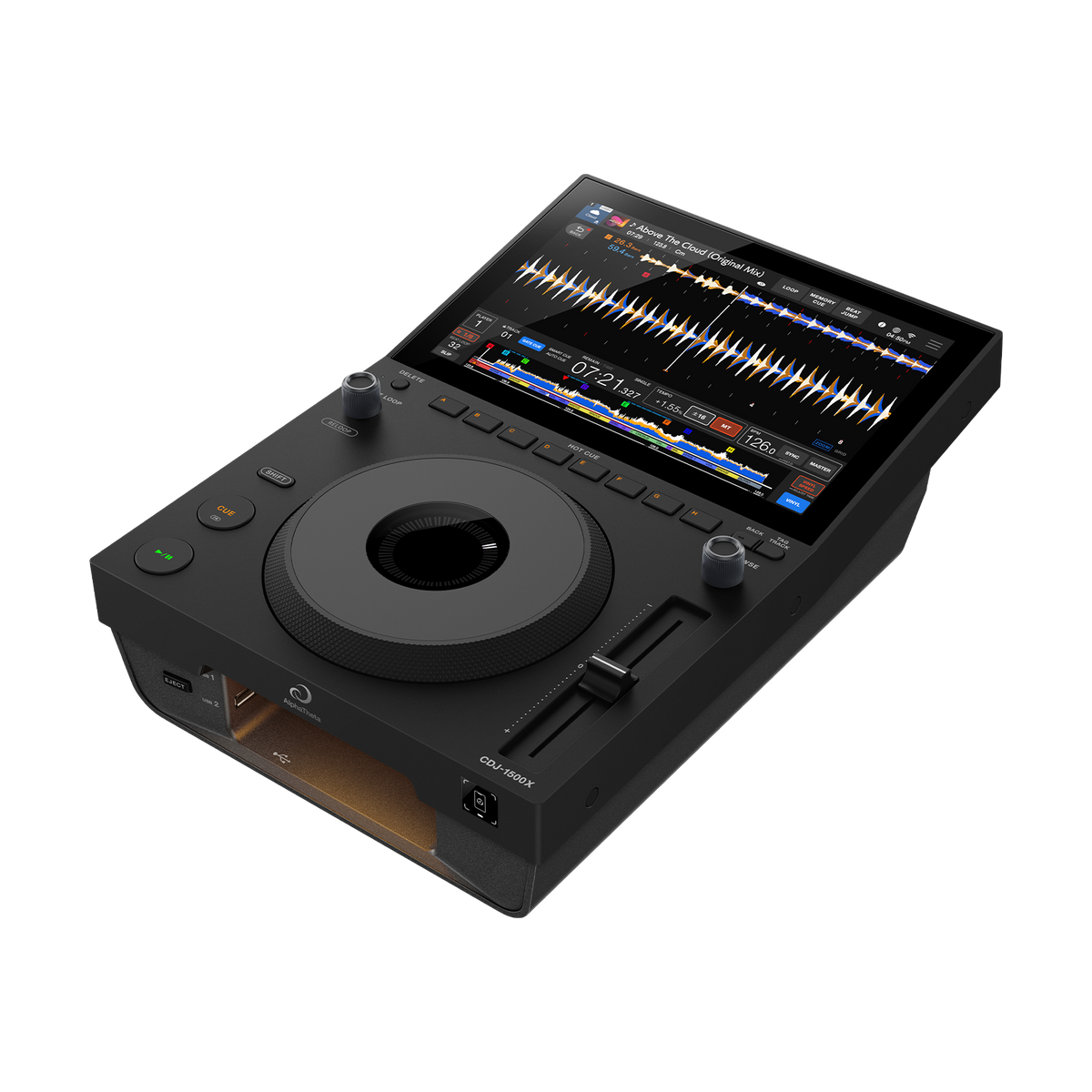 Pioneer DJ - AlphaTheta CDJ-1500X, DJ multi player inheriting the quality and usability of the CDJ-3000X