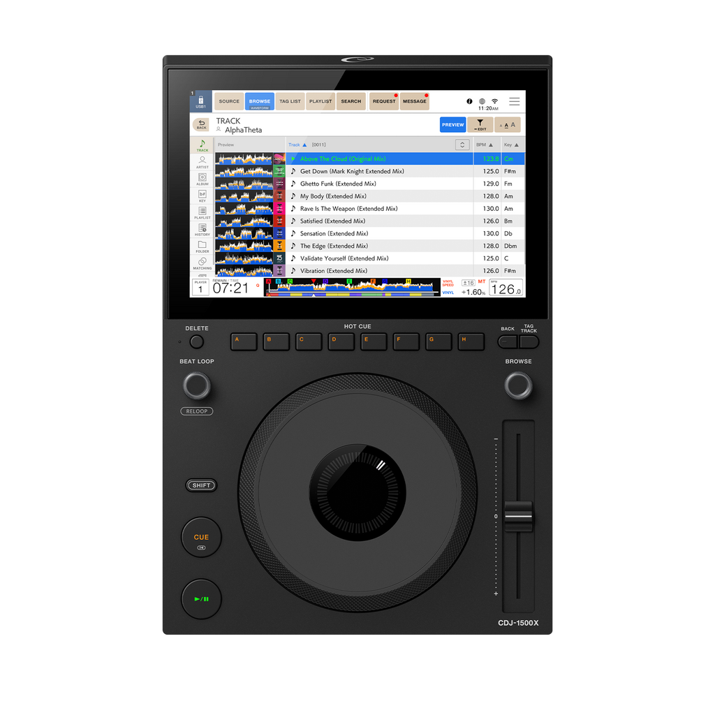 Pioneer DJ - AlphaTheta CDJ-1500X, DJ multi player inheriting the quality and usability of the CDJ-3000X