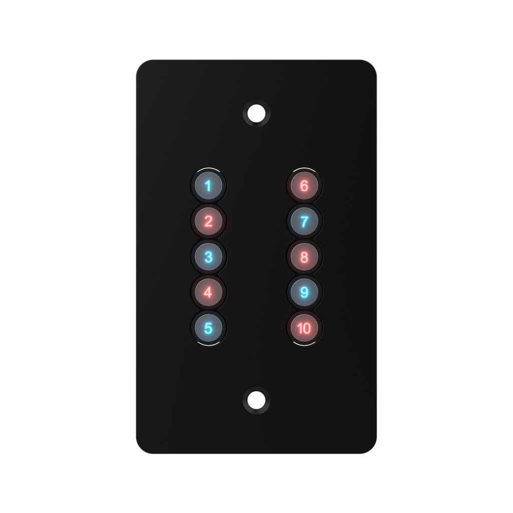 ChamSys GeNetix 10Scene Wall Plate - US