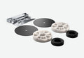 Blackmagic Cintel Scanner 16mm Gate HDR, This optional kit includes a 16mm skid plate, 2 inner spacers, 2 outer spacers and 2 x 3" film cores