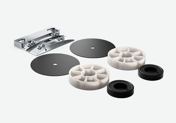 Blackmagic Cintel Scanner 16mm Gate HDR, This optional kit includes a 16mm skid plate, 2 inner spacers, 2 outer spacers and 2 x 3" film cores
