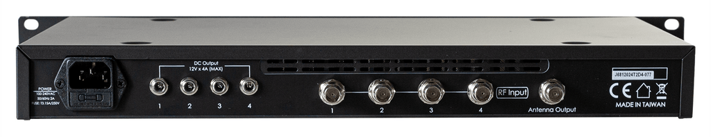 RF Venue COMBINE4 COMBINE4, 4 Channel In-Ear Monitor Transmitter Combiner