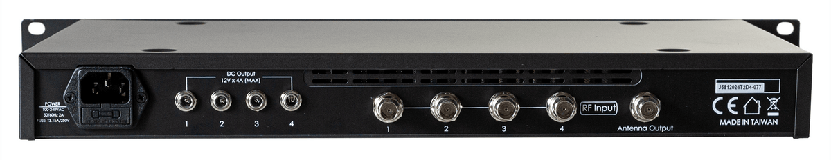 RF Venue COMBINE4 COMBINE4, 4 Channel In-Ear Monitor Transmitter Combiner