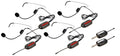 VocoPro COMMANDER-PLAY-4 - 4 UHF Wireless Headset Mics with Receivers