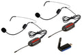 VocoPro COMMANDER-USB-HEADSET-2 - Two-Channel Digital UHF Wireless System with Headset Microphones and USB Receiver for PC or Mac