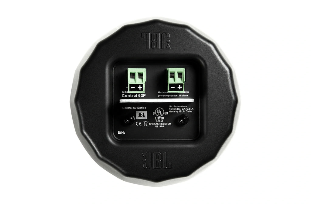 JBL Control 62P-WH, 2.5" Satellite Pendant Speaker, Wht