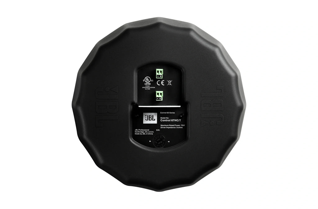 JBL Control 67HC/T-WH, 6.5" High-Ceiling Rbi Pendant Speaker, Wht