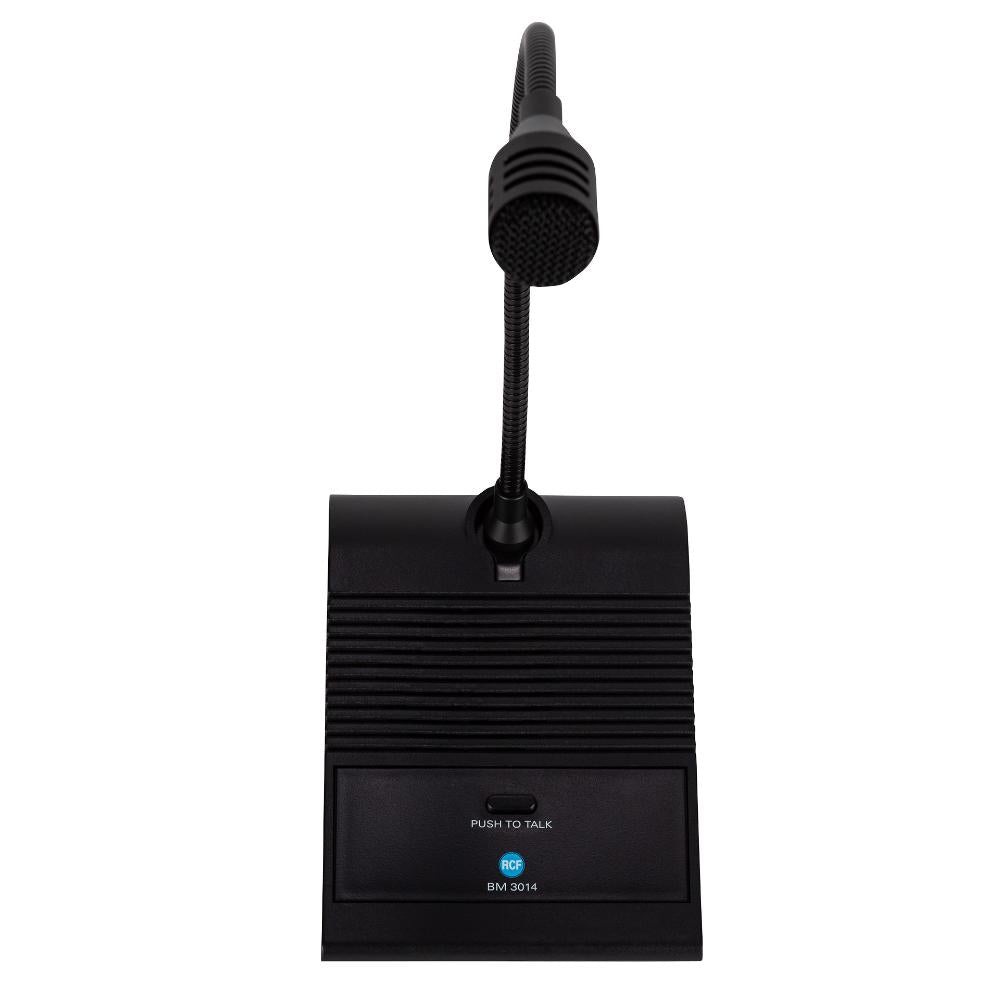RCF BM 3014 - Desk-top paging mike console, 5mt.cable with XLR conn.