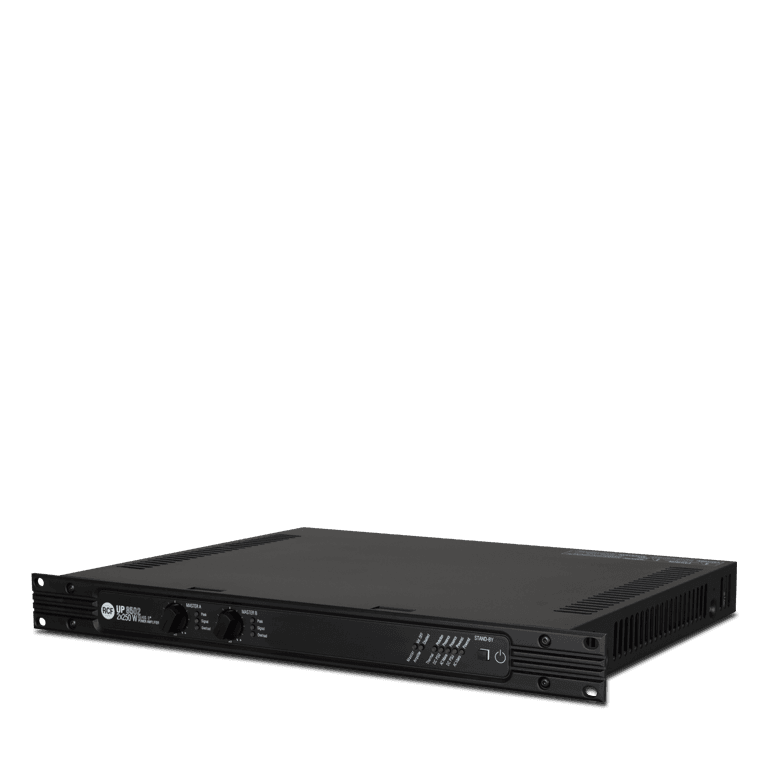 RCF UP-8502 - Class D Power Amplifier with Dual Input per Channel - 4 Ω, 70/100V, 2 x 250W