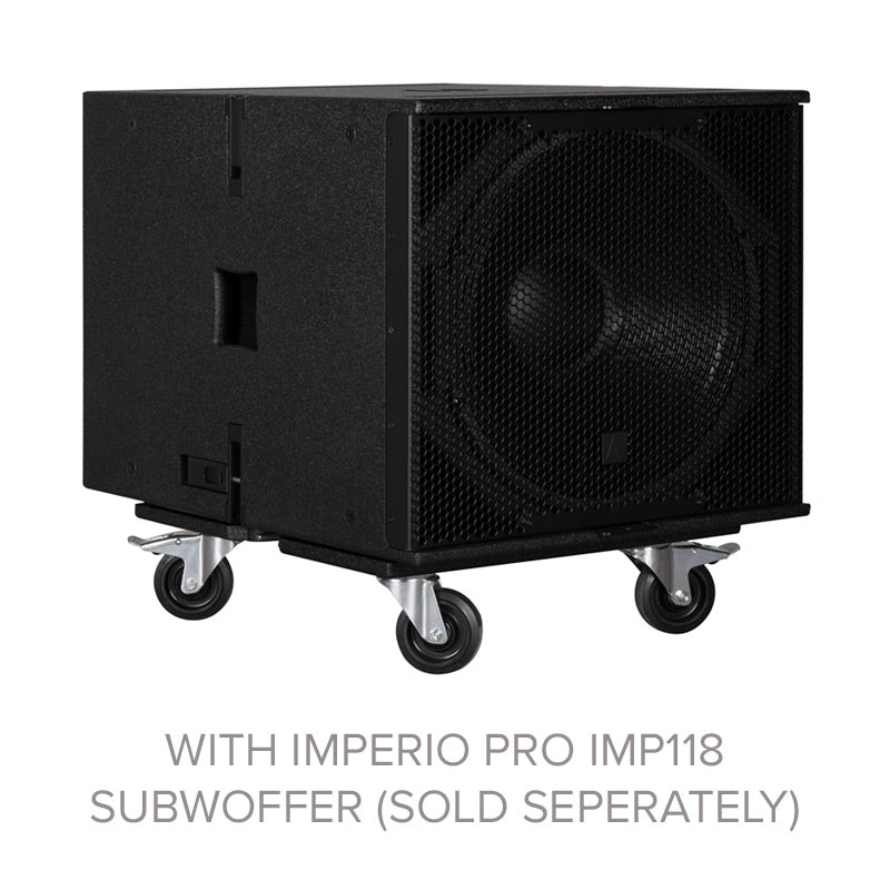 Avante Audio Imperio Caster Board IMC118 Removable Caster Board with 4 Inch Castors for the IMP118 Subwoofer