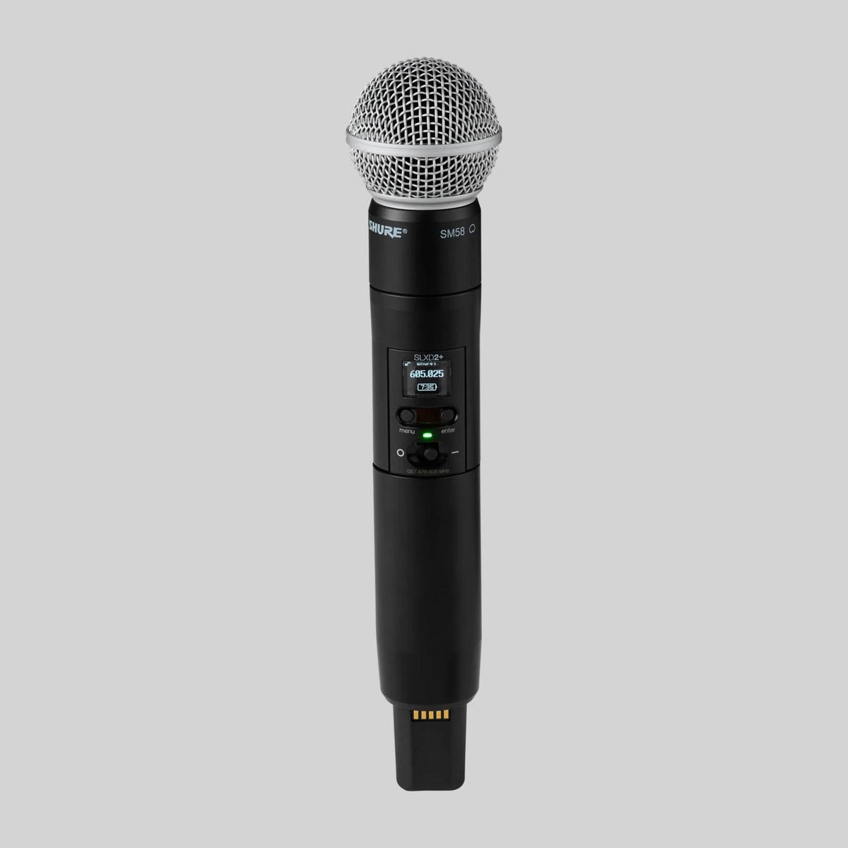 Shure SLXD24D/SM58-H55, Dual Wireless System with 2 SLXD2+/58 Handheld Transmitters, Dual Wireless Vocal System with SM58