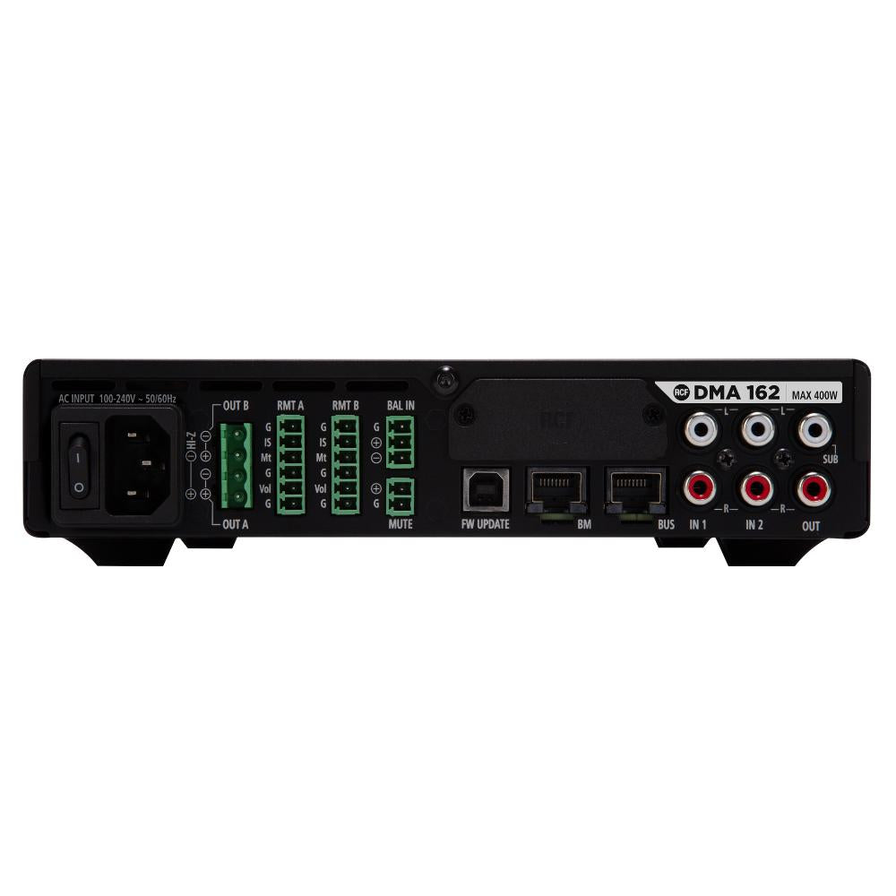 RCF DMA-162 - Class D Digital Matrix Amplifier, RDNet Management (2 X 160 W @ 4 Ω)