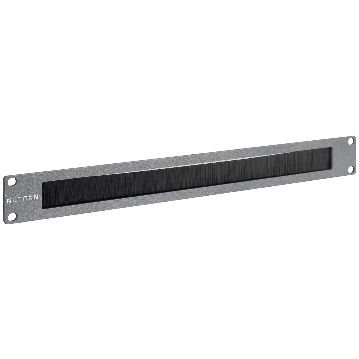Obsidian NetPlate Brush, 1U Rackmount Brush Plate