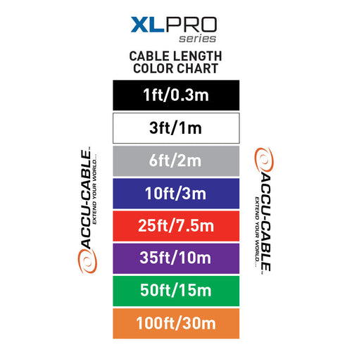 Accu-Cable XLPRO-6, 6 ft Pro XLR M to XLR F