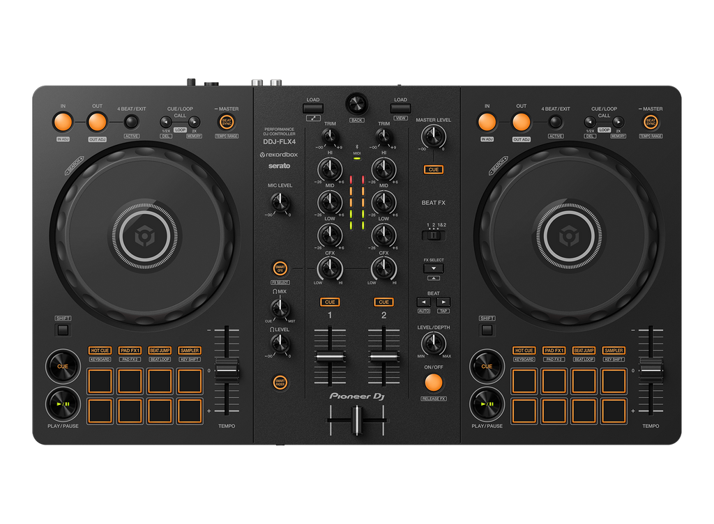 Pioneer DJ - AlphaTheta DDJ-FLX4, 2-channel DJ controller