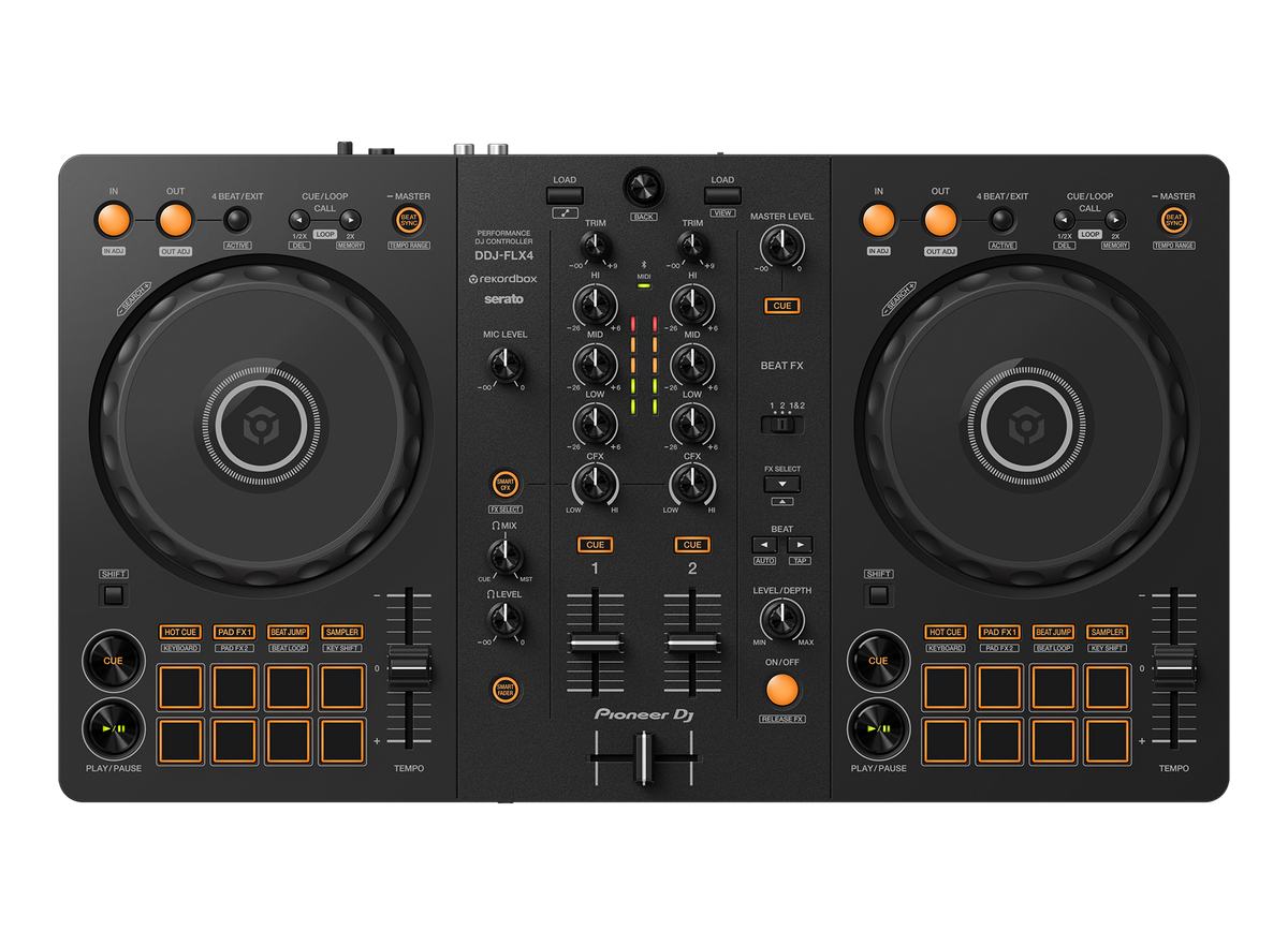 Pioneer DJ - AlphaTheta DDJ-FLX4, 2-channel DJ controller