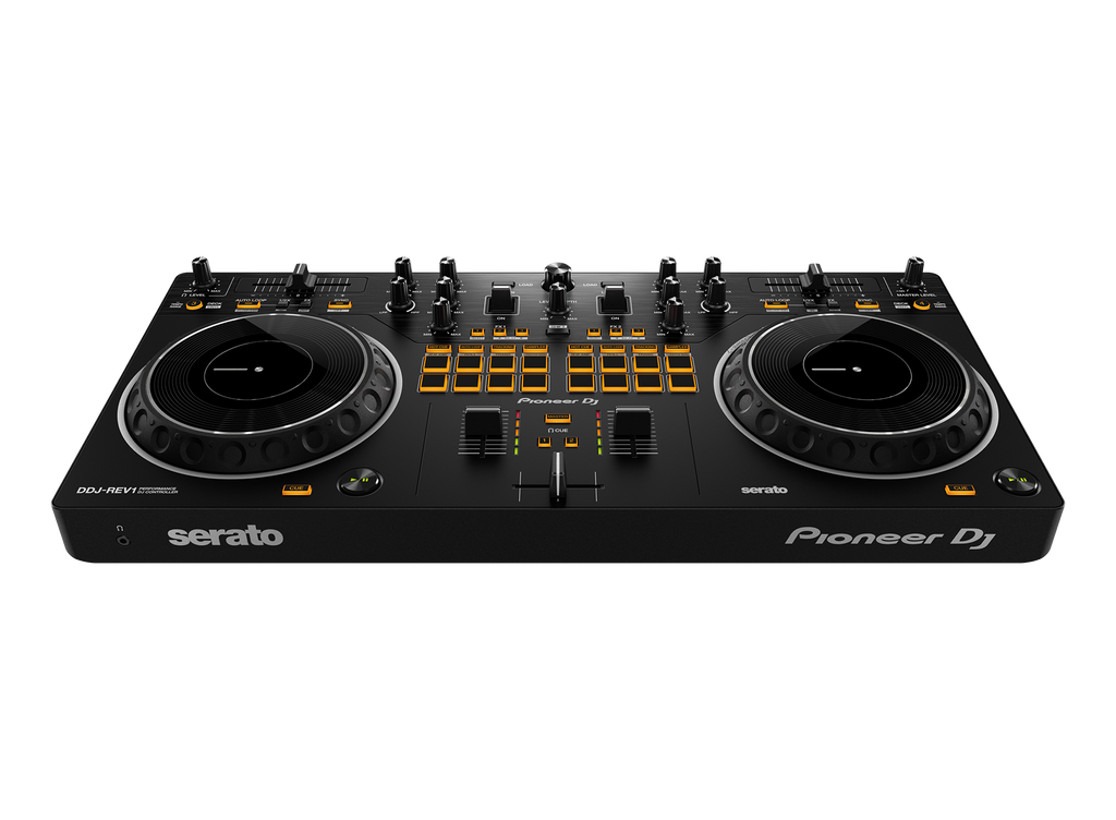 Pioneer DJ - AlphaTheta DDJ-REV1, Scratch-style 2-channel DJ controller for Serato DJ Lite