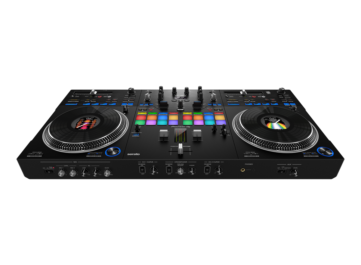 Pioneer DJ - AlphaTheta DDJ-REV7, Scratch-style 2-channel professional DJ controller for multiple DJ applications