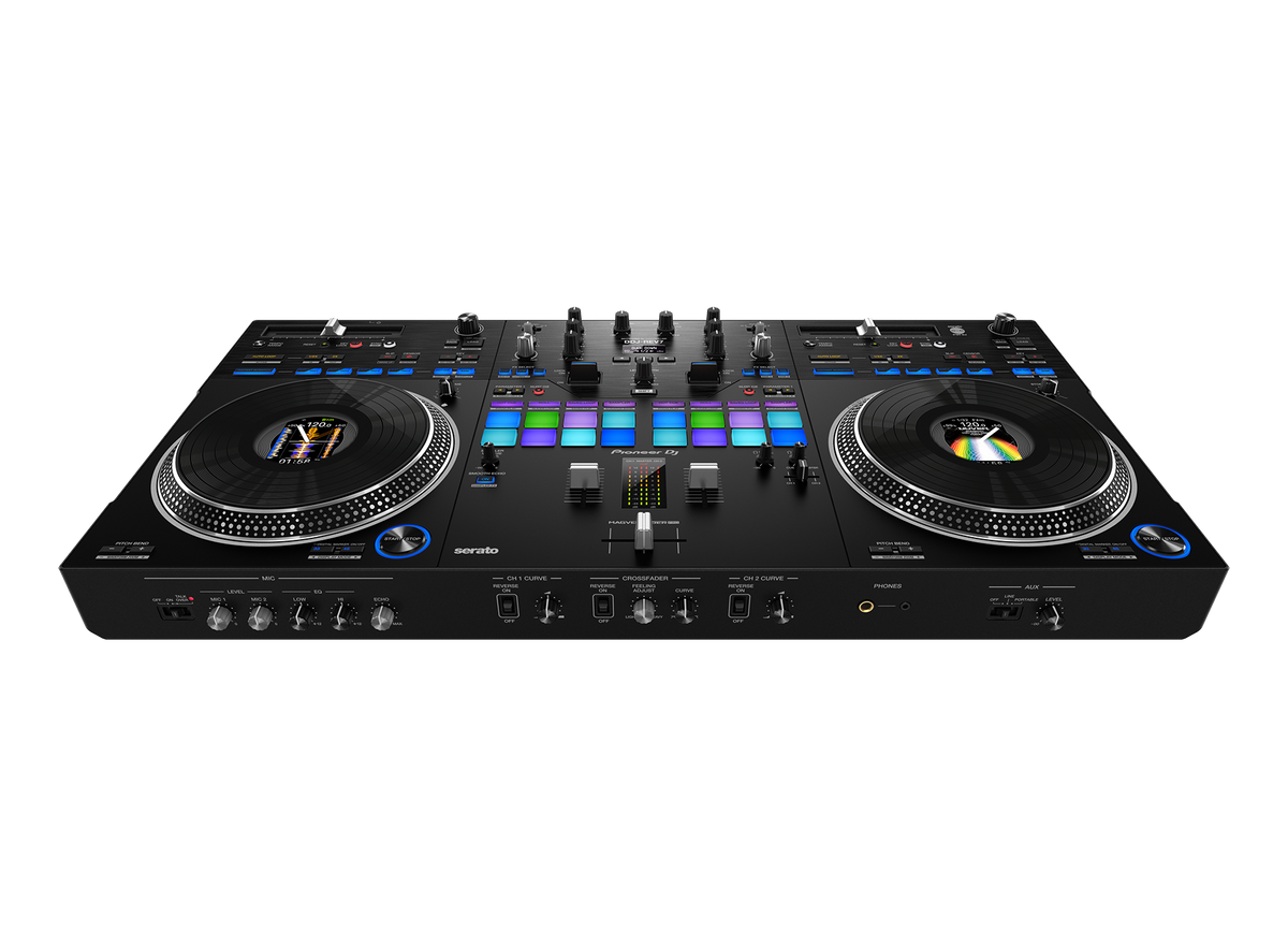 Pioneer DJ - AlphaTheta DDJ-REV7, Scratch-style 2-channel professional DJ controller for multiple DJ applications