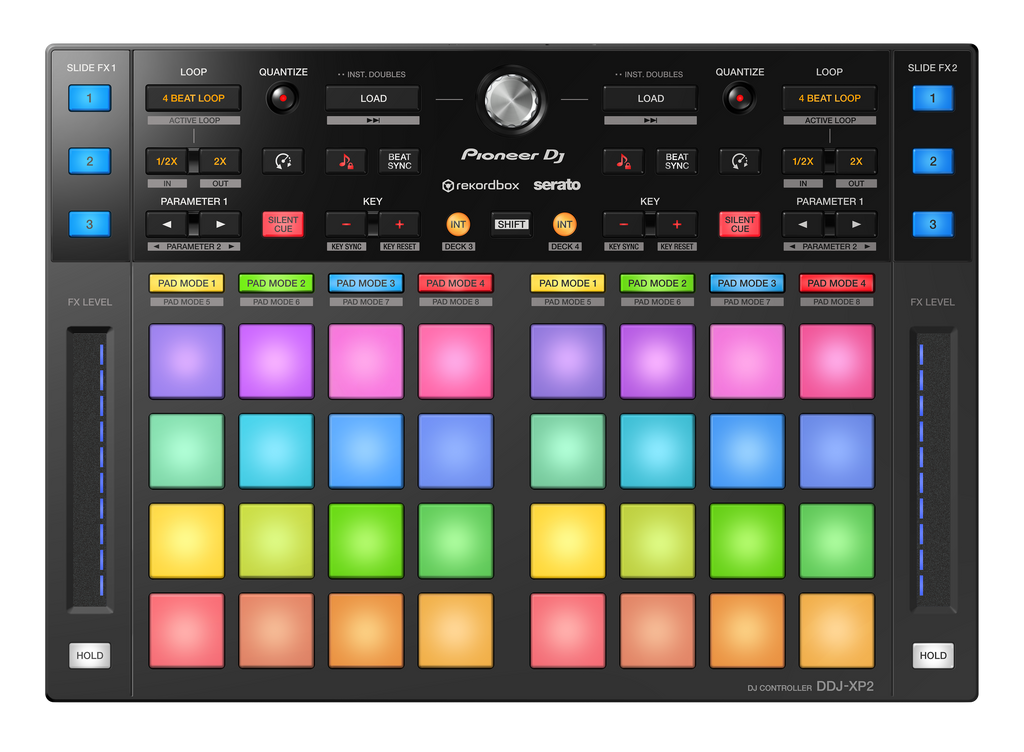 Pioneer DJ - AlphaTheta DDJ-XP2, Sub controller for rekordbox & Serato DJ Pro