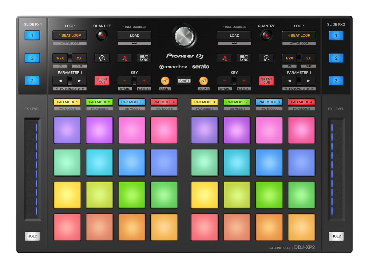Pioneer DJ - AlphaTheta DDJ-XP2, Sub controller for rekordbox & Serato DJ Pro