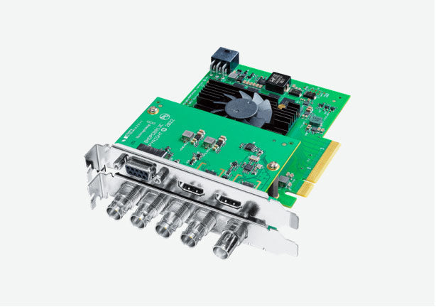 Blackmagic DeckLink 8K Pro G2, Professional 8K PCIe capture and playback card designed for feature film production, includes quad link 12G-SDI and HDMI 2.1 connections to support all SD, HD, Ultra HD, 4K and 8K standards