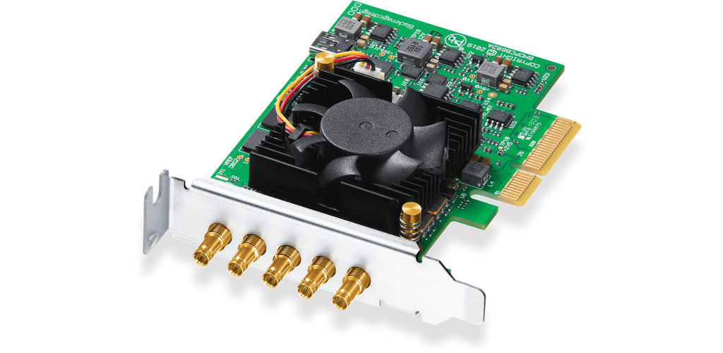 Blackmagic DeckLink Duo 2, PCIe capture and playback card with 4 independent channels for SD and HD up to 1080p60