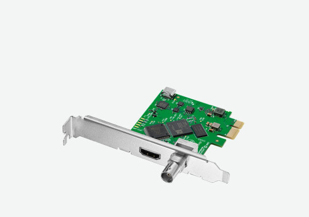 Blackmagic DeckLink Mini Monitor HD, Broadcast quality 10-bit SDI and HDMI PCIe playback card for SD and HD formats up to 1080p60 and 2Kp60 DCI, including HDR