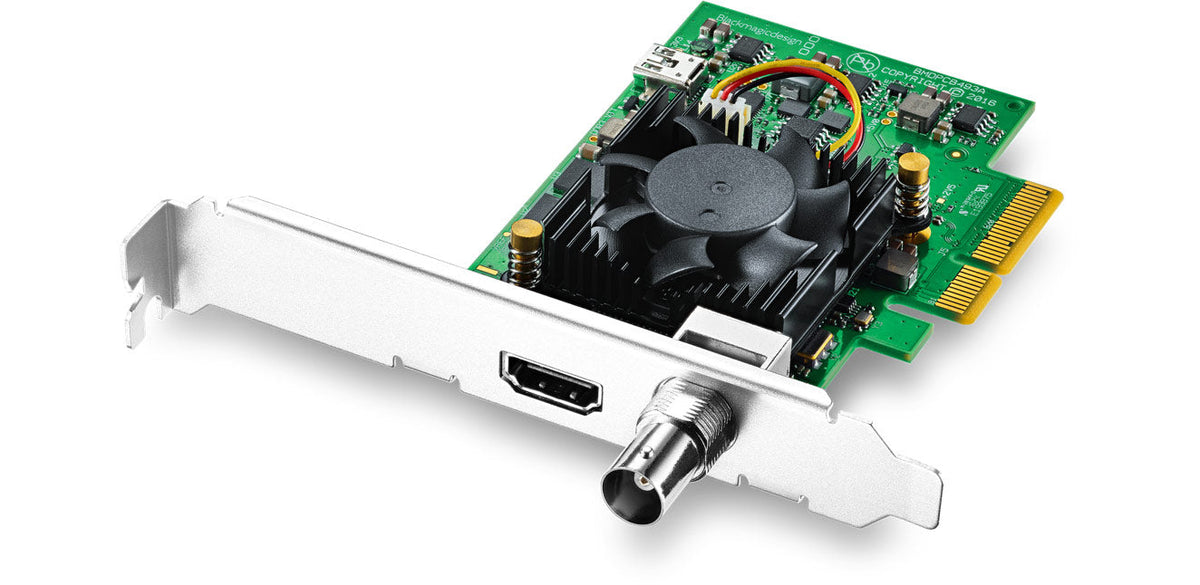 Blackmagic DeckLink Duo 2 Mini, Low profile PCIe capture and playback card with 4 independent channels for SD and HD up to 1080p60